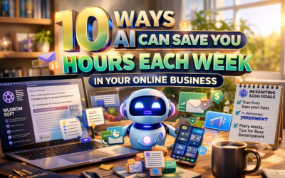 10 Ways AI Can Save You Hours Each Week in Your Online Business
