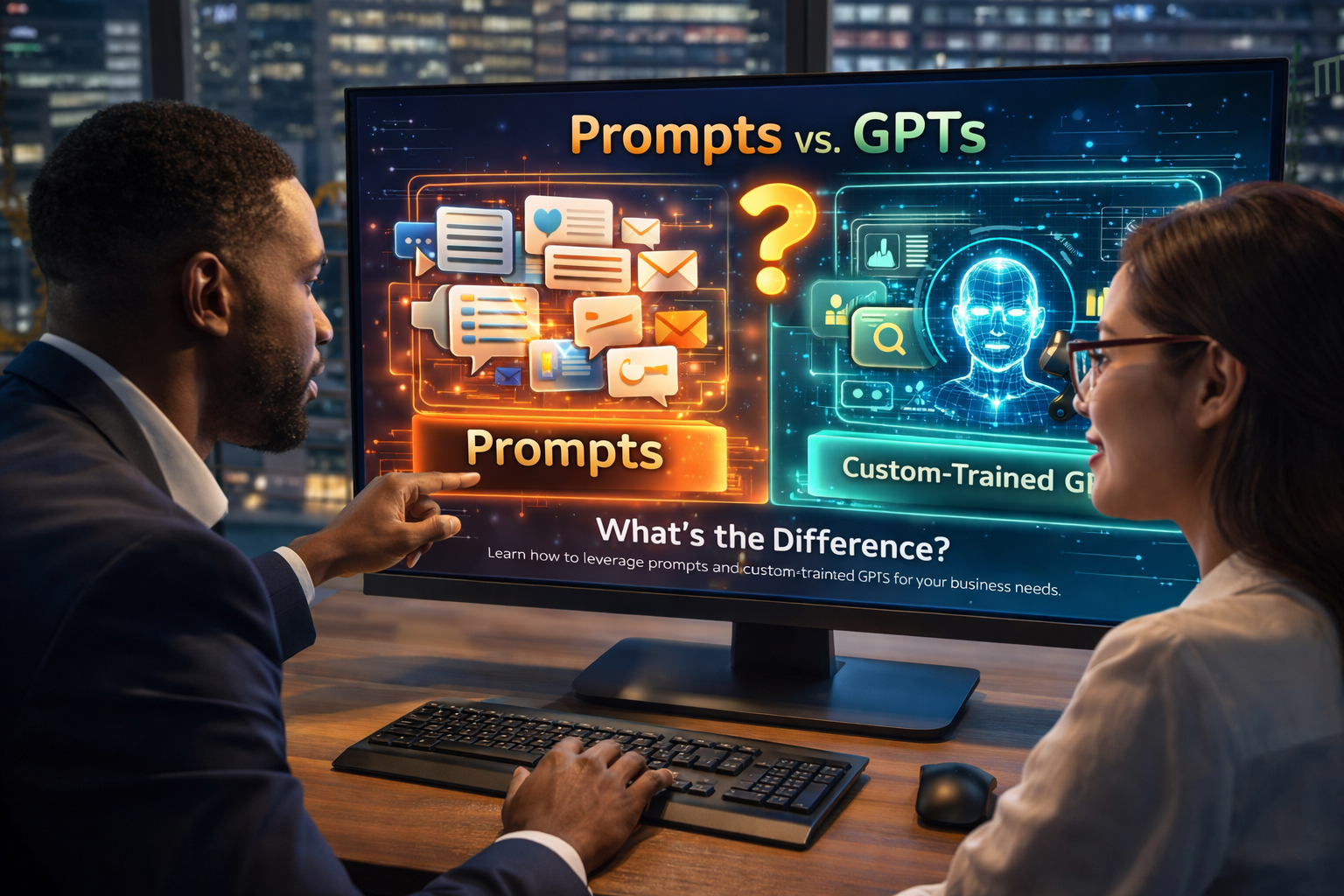 Comparing prompts and custom GPTs