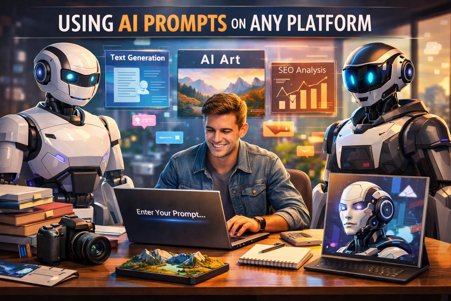 Using AI in a modern workspace